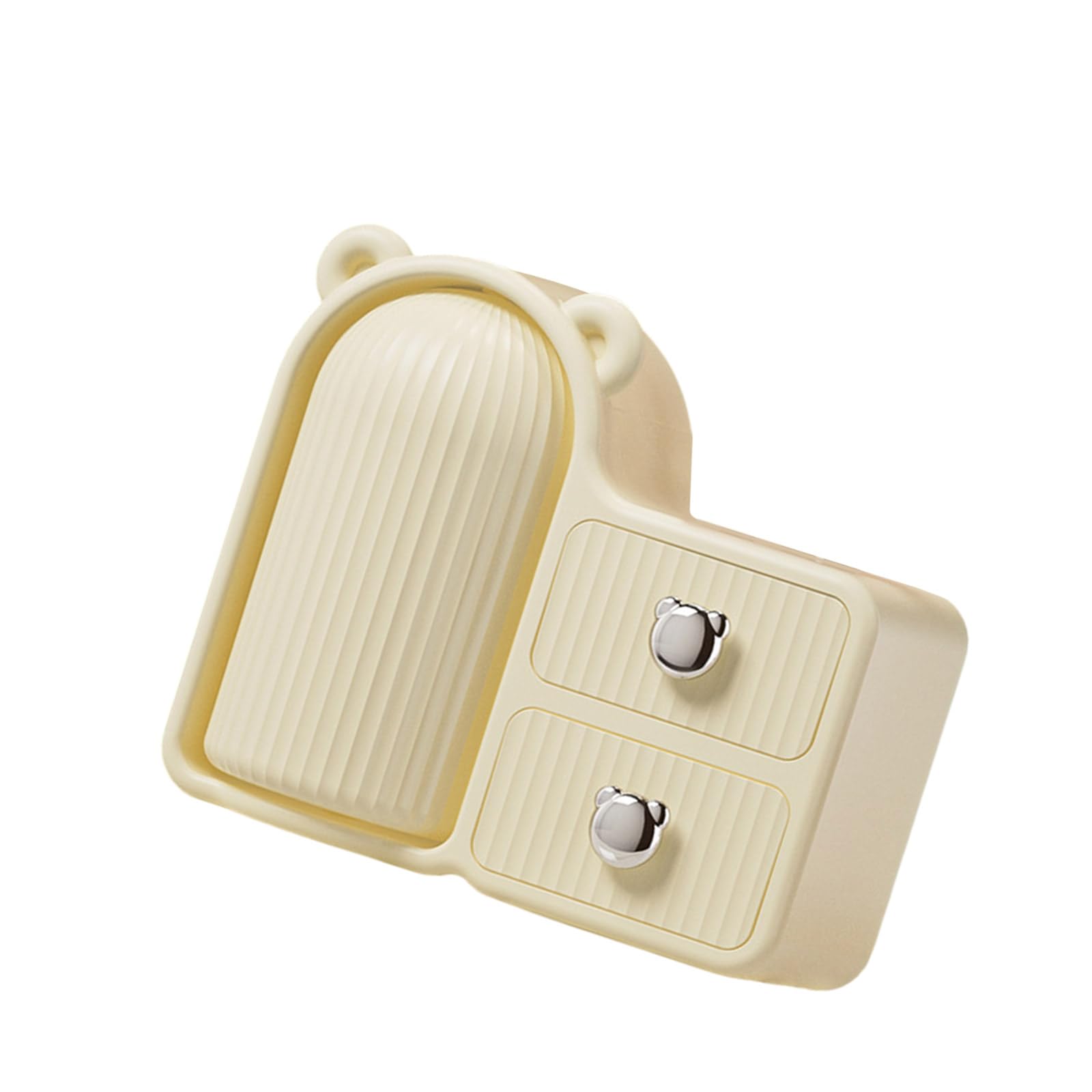 Rangement maquillage rotatif pour pinceaux et fards à paupières