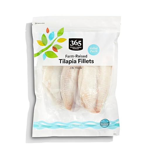 365 by Whole Foods Market, Farm-Raised Tilapia Fillets, 32 oz