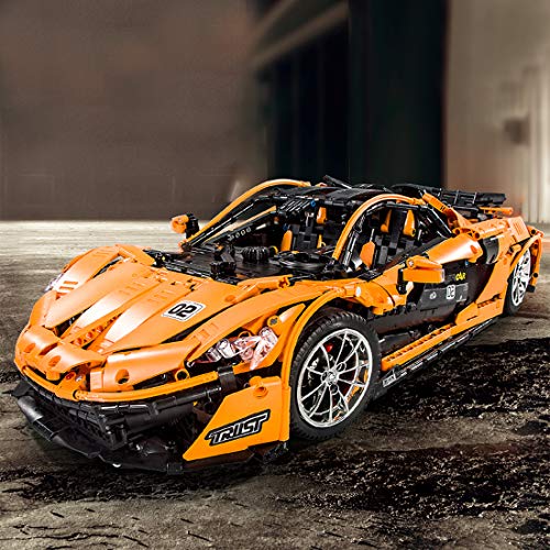 Foxom Technik Bausteine Auto, 3228Teile 1:8 Racing Auto Technic Bausteine Konstruktionsspielzeug Kompatibel mit Lego… – Bild 4