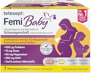 Tetesept Femi Baby 3-Monats-Packung Tabletten + Kapseln