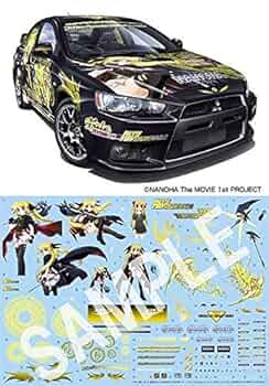 青島文化教材社 1/24 痛車 No.17 魔法少女リリカルなのは The MOVIE 1st 高町なのは ランサーエボリューションX 1/24 痛車 No.17 高町なのは ランサーエボリューションX（魔法