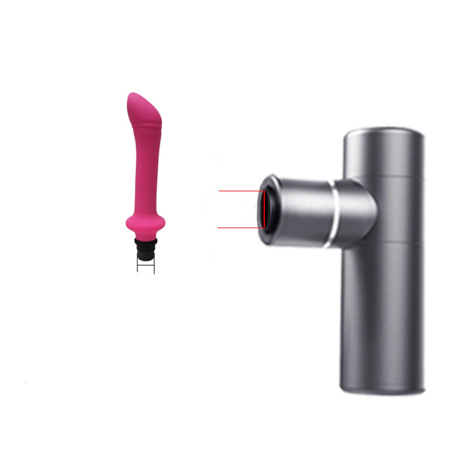 Amazon.com: EBIEFLY DIY Massage Gun Dildo Heads Handheld Electric Massager  Attachments Accessories Replacement Modification 3 Size Options for Female  Gift (Black 12-13mm) : Health & Household