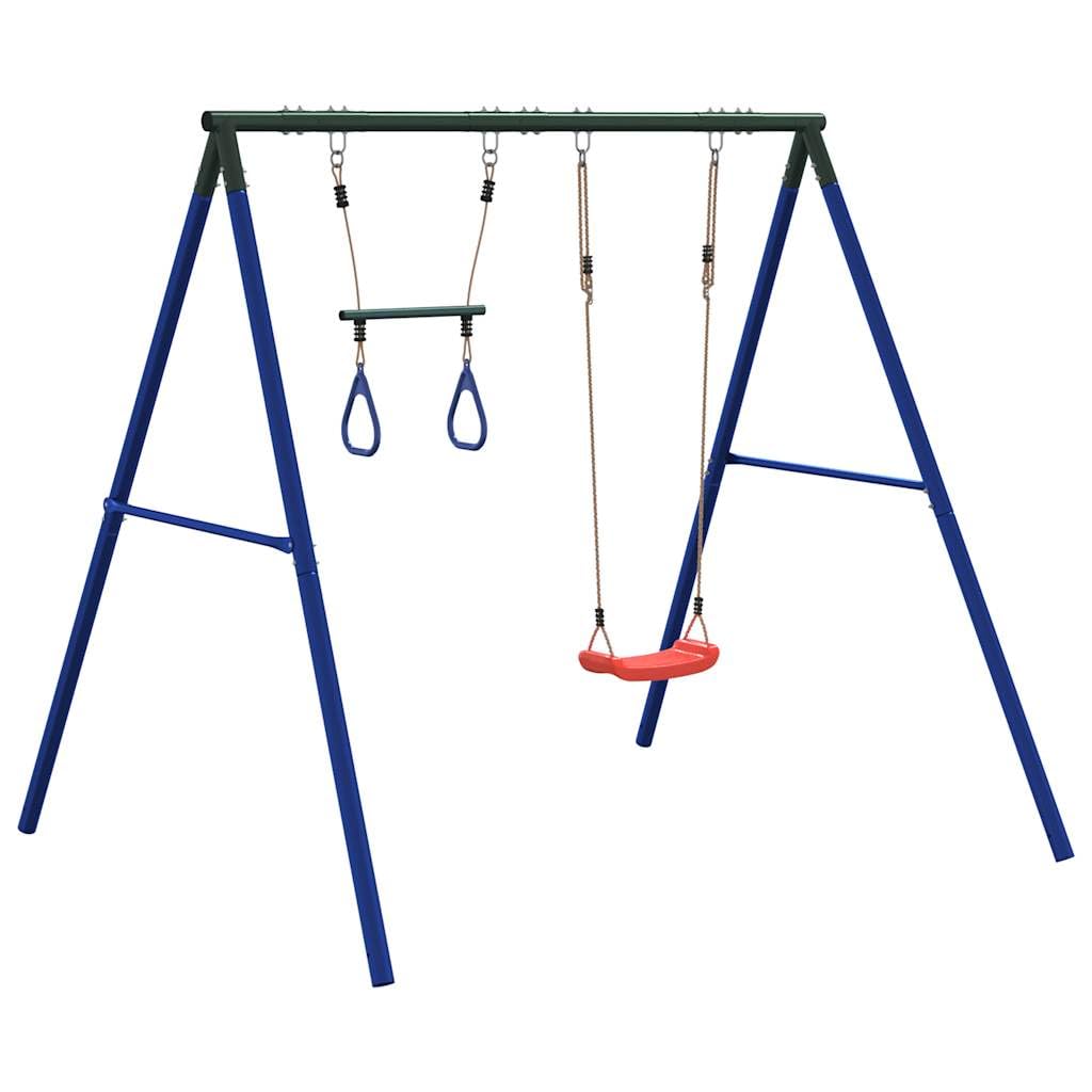 Juego de columpio de jardín con Trapecio para niños de 3 a 10 años