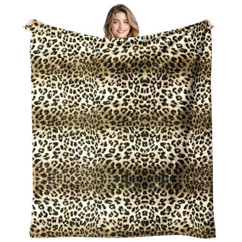 standhustle Soft Leopard Blanket for Women 50X60 Ultra Cozy Cheetah Print Throw for Couch Bed Comfort Leopard Blanket for Women at Christmas