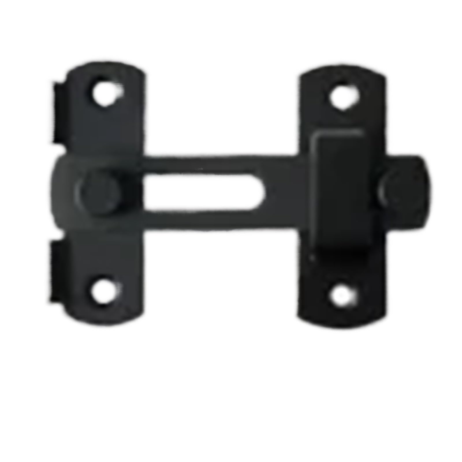 Stainless Steel Sliding Barn Door Lock Hardware Gate Latches Window Closet for Door(Black)