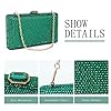 SUKUTU Femmes Cristal Sacs de Soirée Formelle fête Pochette boîte Sac à Main Mariage Strass Sacs à Main Sac à Main de Mariée pour la fête #4