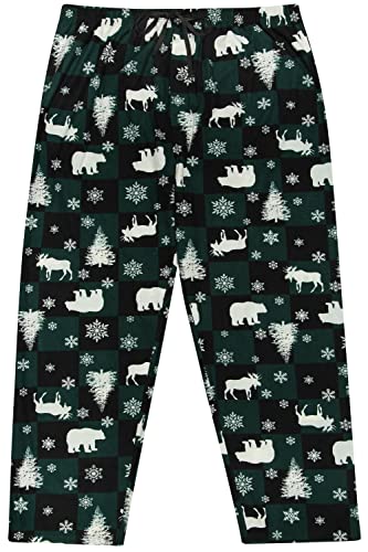 Mens Soft Pajama Pants With Pockets,Outdoorwear Lounge Bottom - Small - 5XL