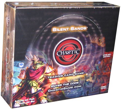 Chaotic Card Game Booster Box Silent Sands - 24 packs of 9 cards