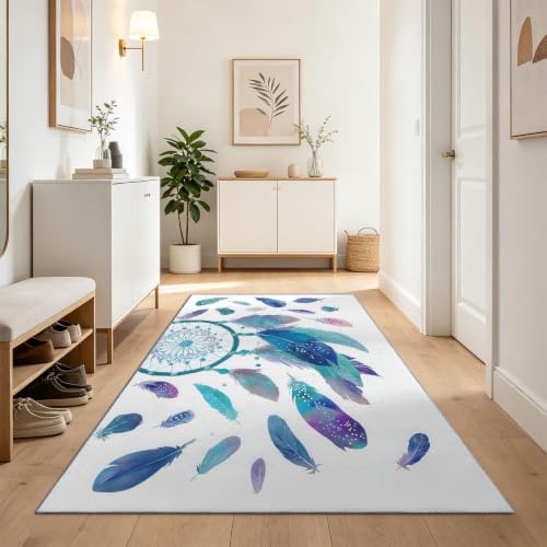 Tapis de couloir lavable en machine antidérapant doux pour cuisine et entrée - 4