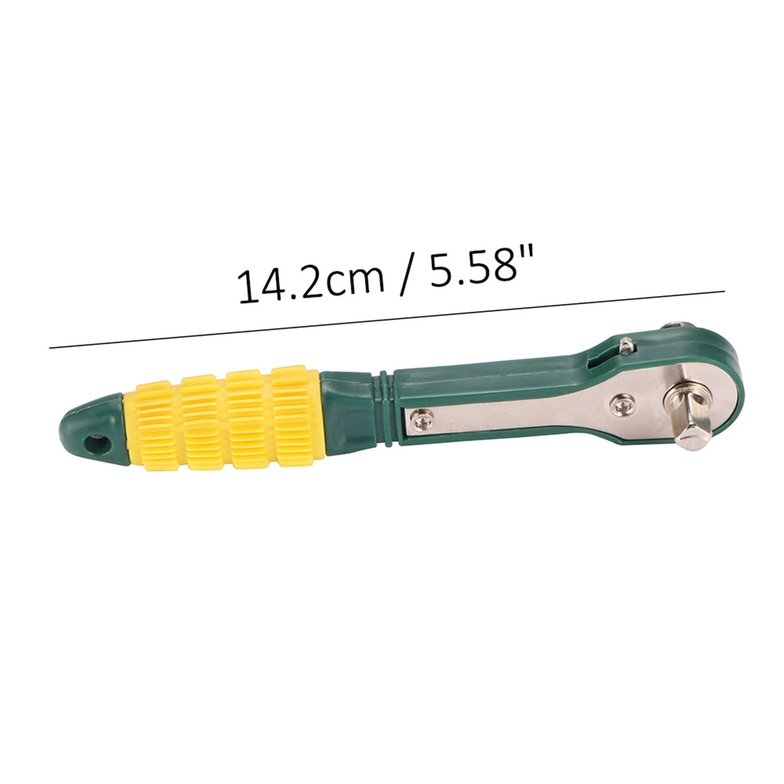 FAXIOAWA Cresent-Llave Inglesa de Doble Cabeza, Llave de Tubo de trinquete, Destornillador de 6,35mm, Broca Interior, Herramientas para el hogar, Llaves inglesas