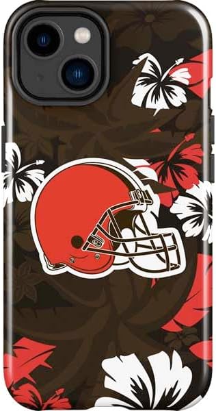 Skinit Impact Phone Case Compatible with iPhone 14 Plus - Officially Licensed NFL Cleveland Browns Distressed Design