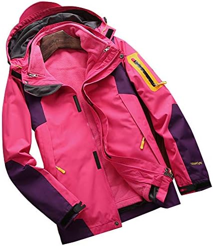 Veste Softshell Homme/Femme YOUCAI - Imperméable Coupe-Vent, Doublure Polaire - Pour Ski, Randonnée, Travail - 9