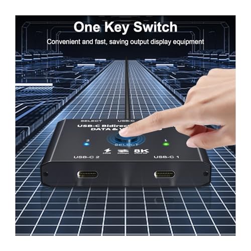 Commutateur bidirectionnel USB C résout le problème de câbles pour sources multiples - 2