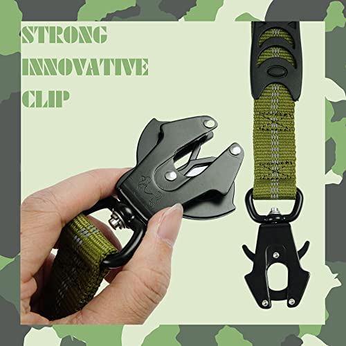 Barkswell Tactical Dog Lead, 4 Ft Anti Pull Dog Leads for Medium Dogs to Large Dogs, Military No Pull Dog Lead - Image 2