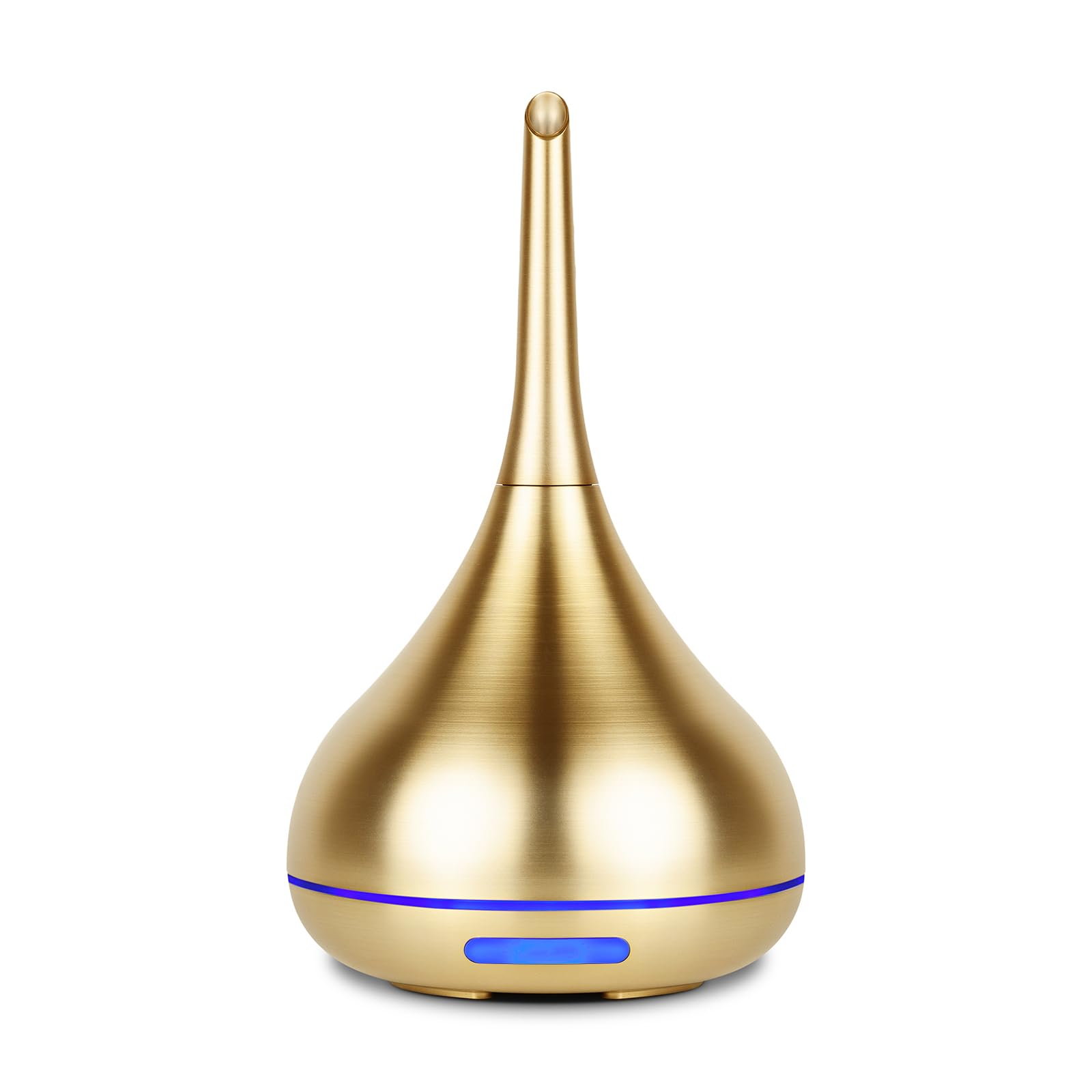 Aerosoul® Difusor de Aromas para Aceites Esenciales 100 ml, Diseño Noble | Diseño Noble, Apagado Automático, 6h de Bruma, Luz LED Difusor de Aromaterapia, Plástico Oro