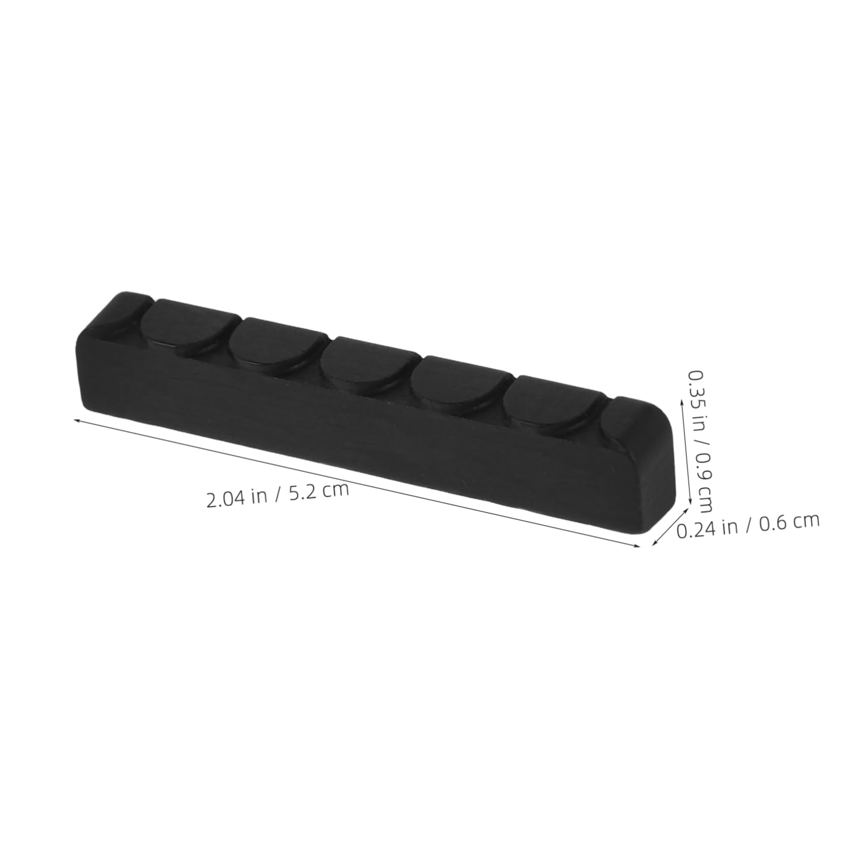 VICASKY Guitar Neck Support Ebony Guitar Nut for Classical Guitars Compatible Acoustic Guitar Parts