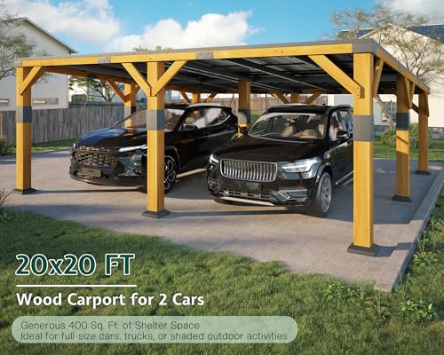 Jocisland Cedar Wood Carport