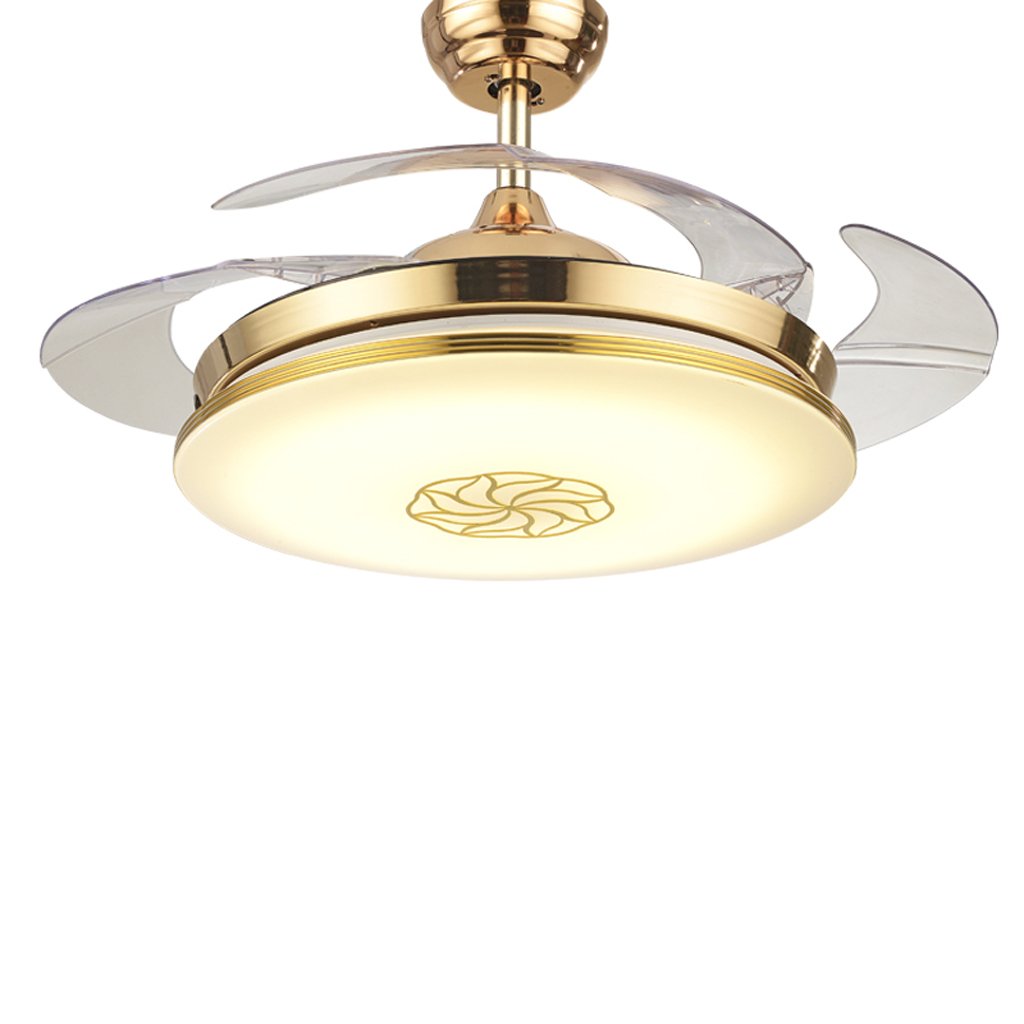 Ventilateur de plafond LED silencieux et économique pour chambre à coucher