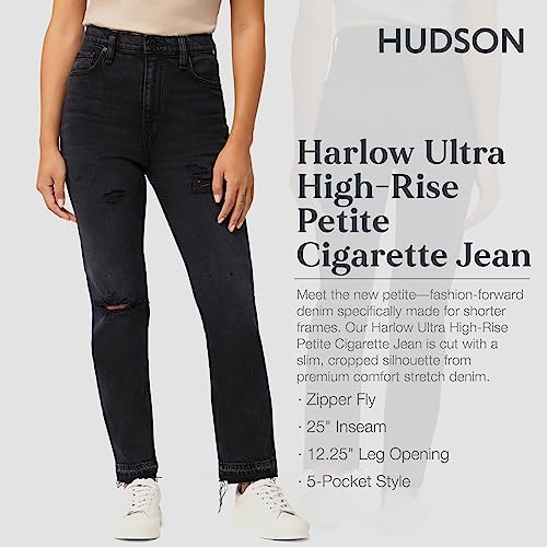 HUDSON Women's Harlow Ultra High-Rise Cigarette Petite2