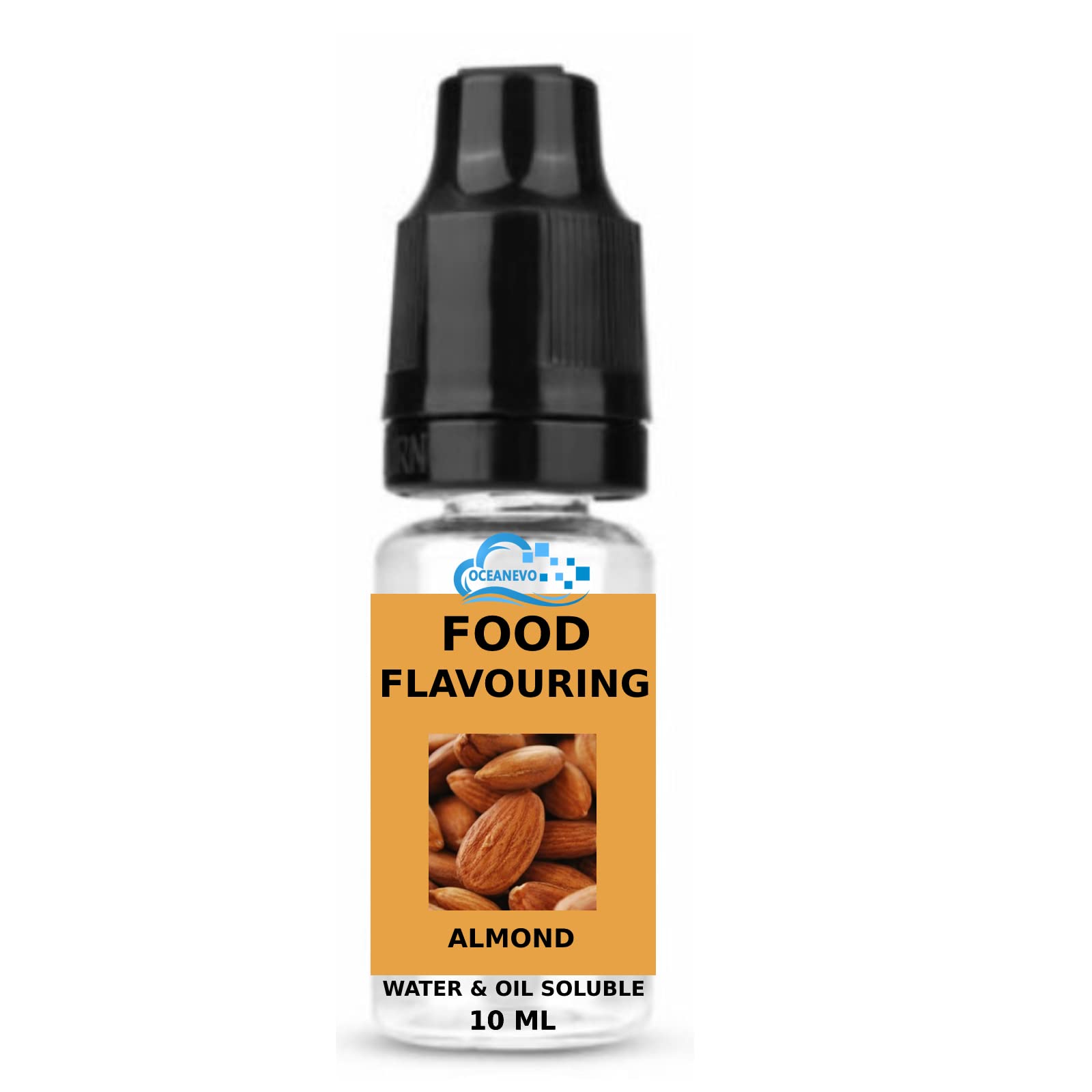 oceanevo® Food Flavoring 30ml Highly Concentrated Food Flavour – Natural Liquid Essence for Baking, Cooking, Sweets, Cakes, Shakes (Almond)