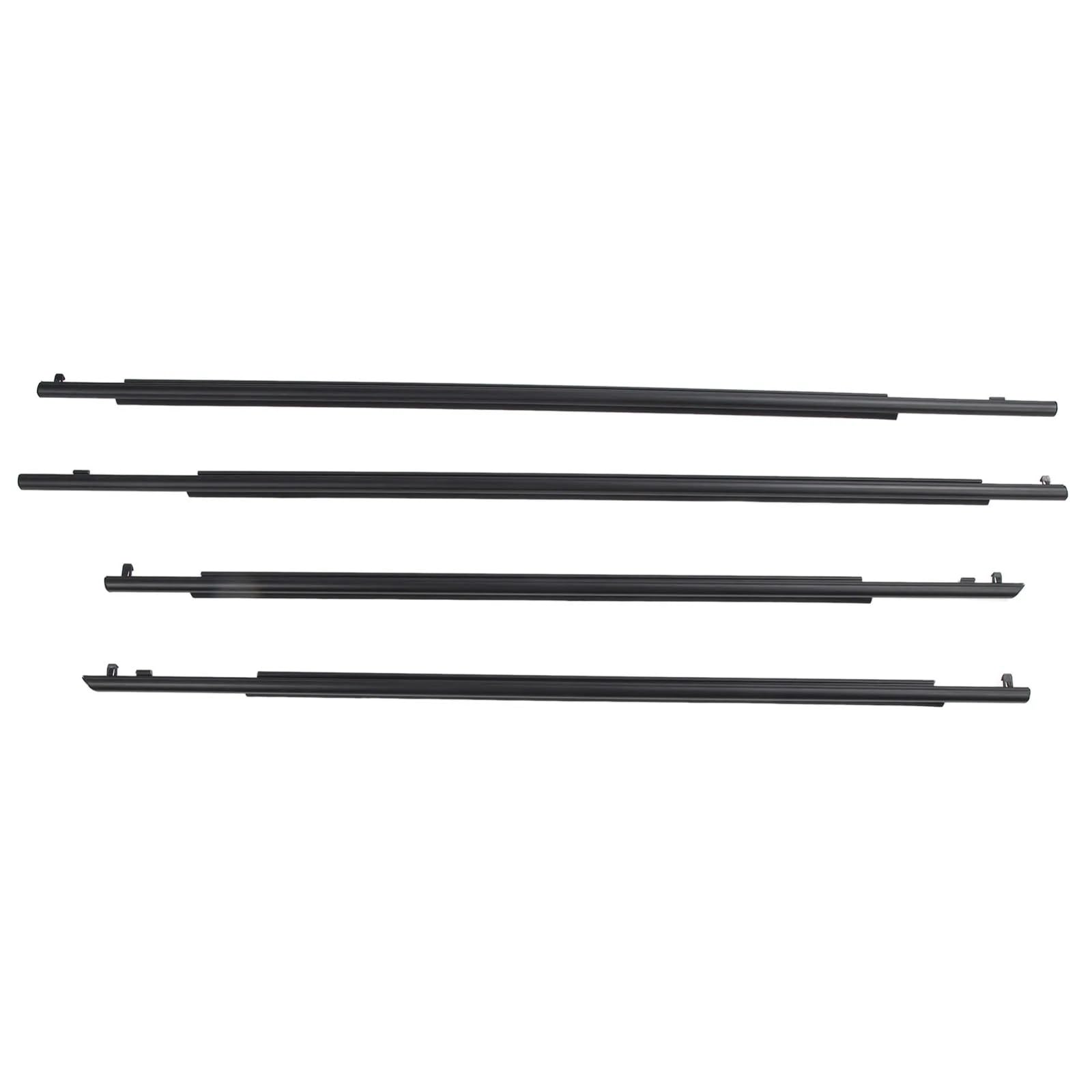 Glilar One Color Automotive Window Seals Compatible With Toyota For Prius 2010-2015 4Pcs Car Door Belt Moulding Weatherstrips Outside Window Seal Belt 7571047021