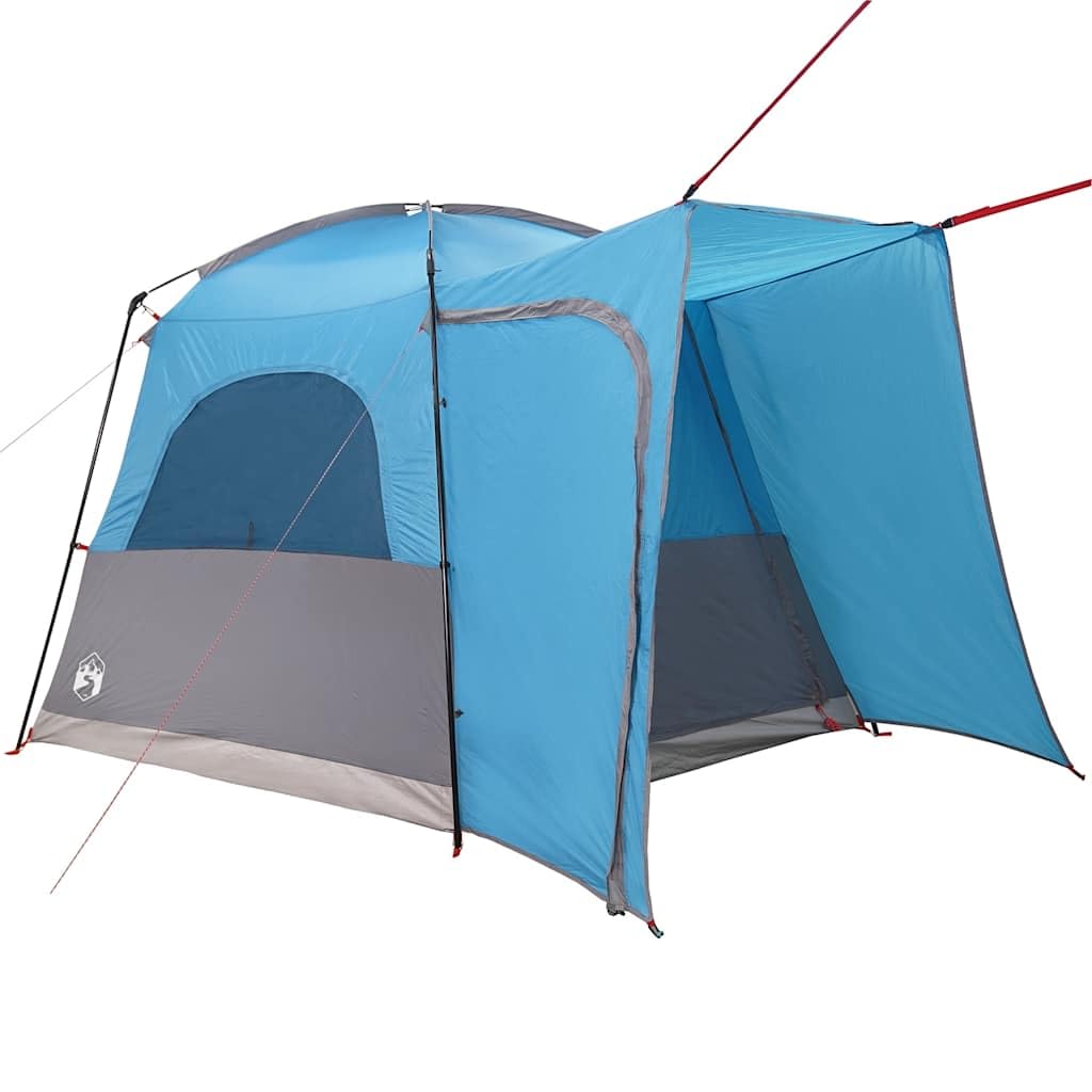 Tenda per auto 4 persone impermeabile verde, facile da montare accessorio da campeggio per auto con rivestimento in poliestere PU e cuciture nastrate per interni asciutti.
