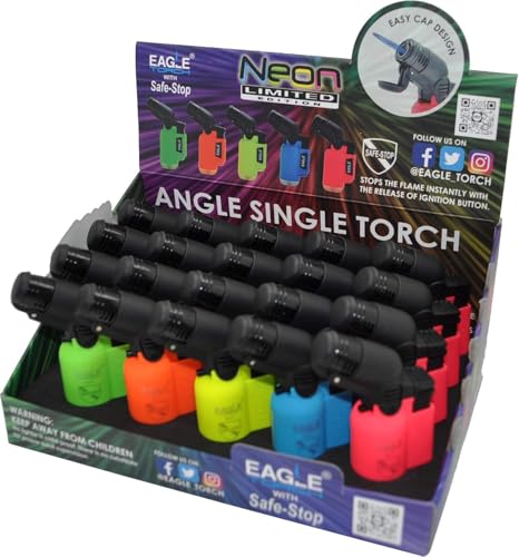 EAGLE TORCH - MINI ANGLE TORCH - PT 116B ASSORTED COLORS