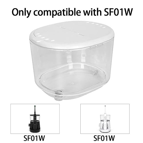 Miniatura 10 de Piezas de repuesto para irrigador oral Waterpik Sonic Fusion Portable Water Flosser SF-01W SF-01 válvula de junta de depósito (SF-01W tanque negro)