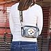 FOCO Pittsburgh Steelers NFL Team Stripe Clear Crossbody Bag