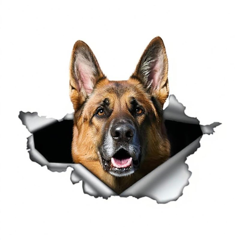 Bull Terrier Aufkleber, 3D-Träneneffekt, Reflektierend, Wass