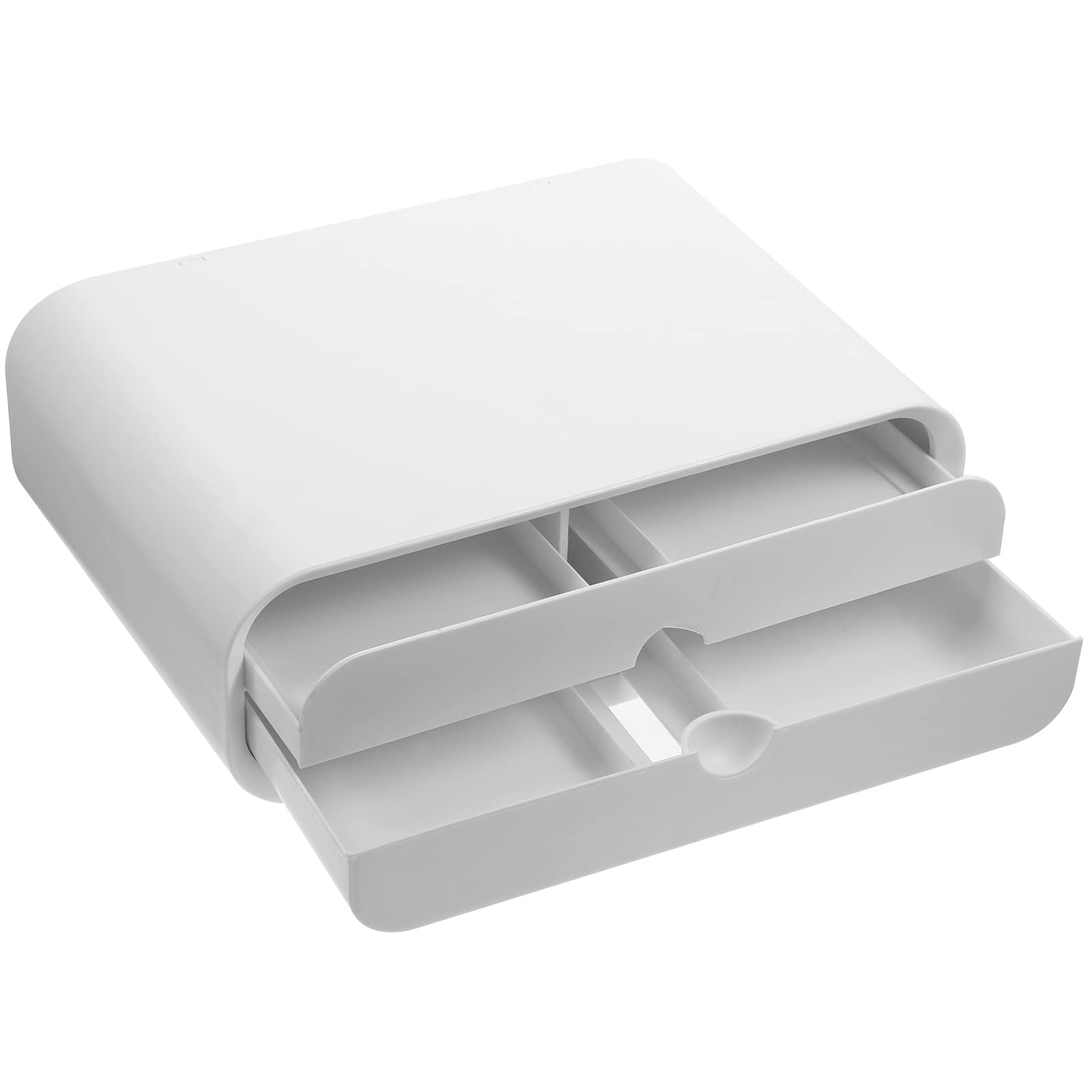 Convertitore per Scrivania in Piedi Supporto per Monitor e Laptop, Rialzo Divisori per Organizzare Accessori, Adatto a Postazioni Ufficio e Smart Working
