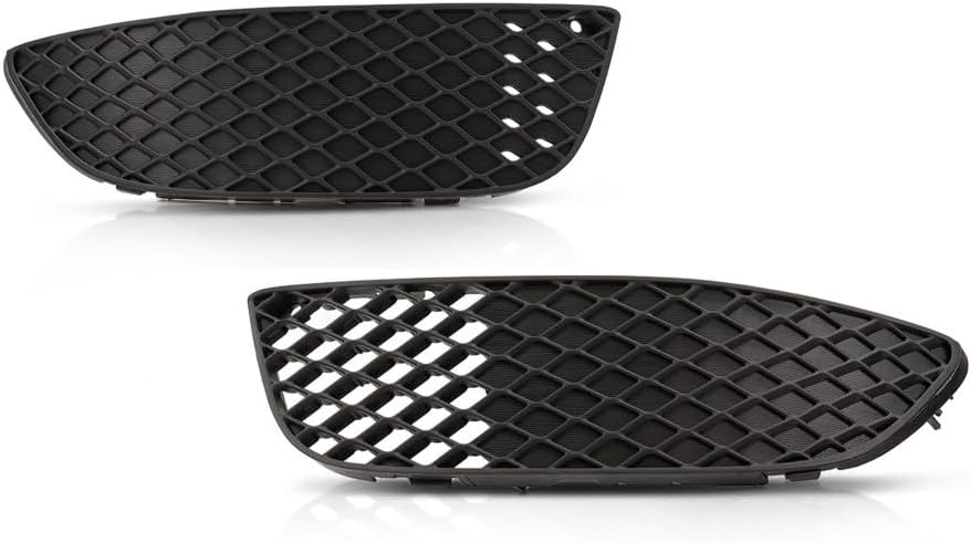 For Mitsubishi Lancer Fog Light Cover 2008-2015 Driver & Passenger Side Pair/Set | Textured Black | MI1038108 + MI1039108 | 7450A223 + 7450A224