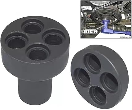 Crankshaft Rotating Tool Camshaft Timing Tool Vanos Solenoid Valve Remover Compatible with BMW B38 B48 B58 EnginesCrankshaft Rotating