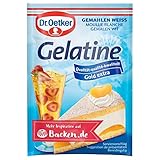 gelatine blatt Gold extra Dr. Oetker Gelatine Weiß Gemahlen (1 x 3 x 9 g)