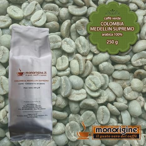 integratori di caffè verde in grani