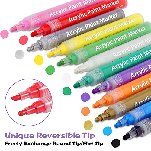 YITHINC Penne Glitterate Colorate,12 Colori Penne Glitterate Colorate Bambina,Regali per Bambine di 4-12 Anni Femmina… - immagine 4