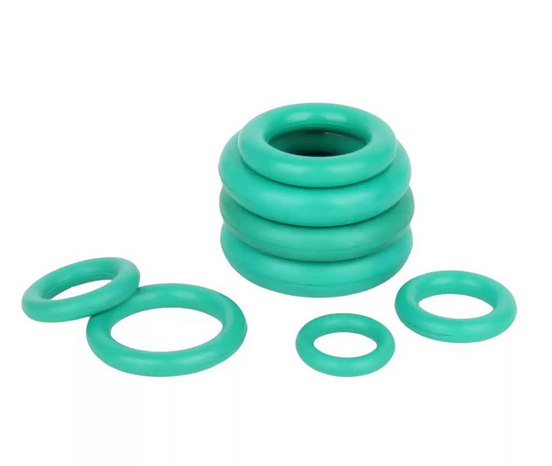 O-ring in gomma fluorurata, 200mm di diametro esterno, 190.8mm di diametro interno, 4.6mm di larghezza, guarnizione di tenuta rotonda, verde, 1 Pcs