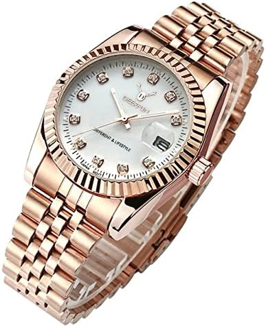 Women's Watches Women watch Deerfun famous brand business diamond rose gold calendar luxury waterproof quartz wristwatch feminino (2)