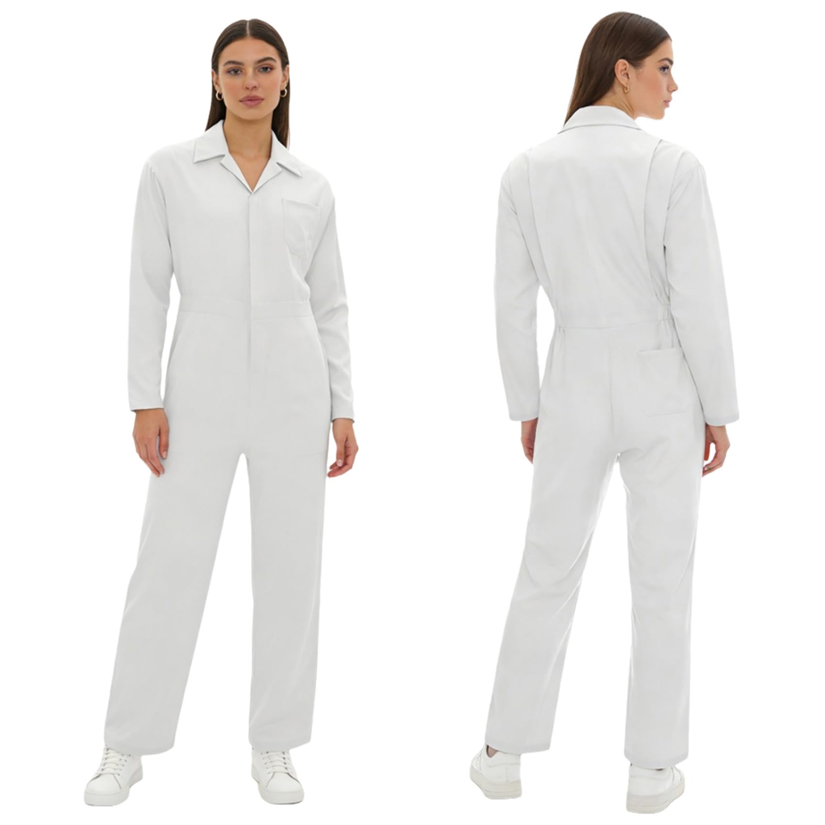 Femme Blumann Overall Travail Avec Fermeture Éclair Combinaison Pour Mécanicien Vêtement Travail Pour Atelier Salopette