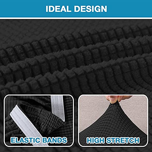 Stretch Stoel Hoes Armloze Stoel Hoezen Eetkamerstoel Hoes Enkele Fauteuil Hoes Afneembare Wasbare Stoelbeschermer Hoes… - Afbeelding 4