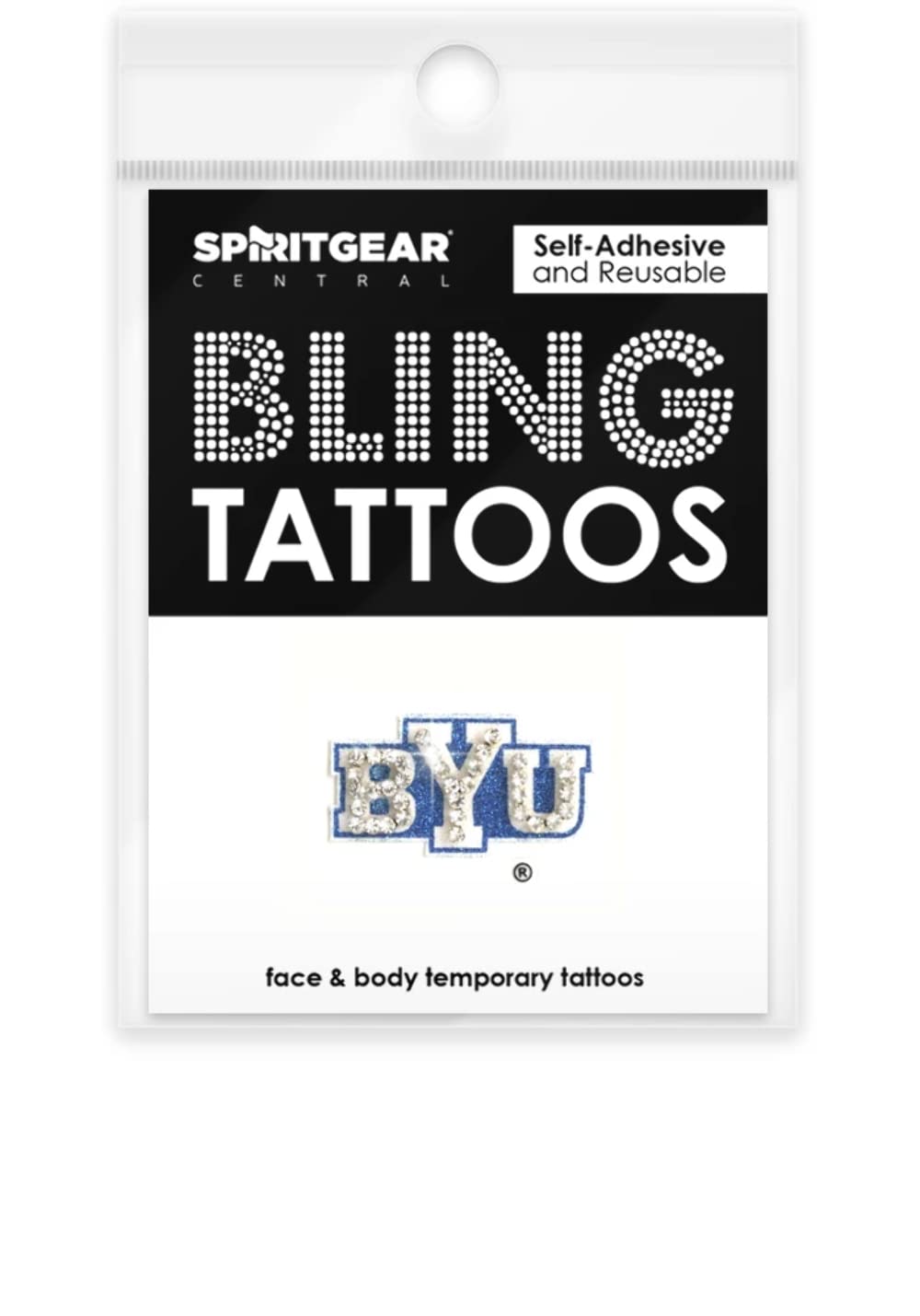 BYU Cougars Bling Tattoos