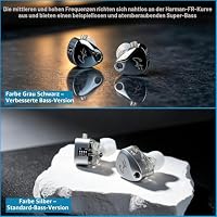 KZ Castor Bass Edition IEM mit zwei dynamischen Treibern, abstimmbarer Sound, kabelgebundene Kopfhörer, Gaming-Ohrhörer mit 4-stufigem Einstellschalter, geräuschisolierend – Ansicht 2