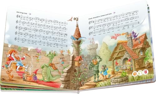 Libro de canciones en inglés tiptoi interactivo infantil para aprender jugando 6