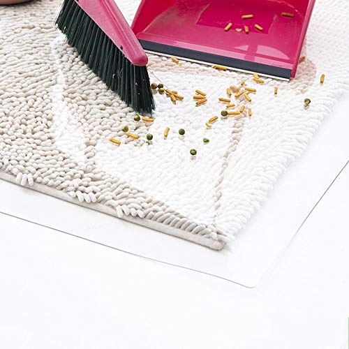 Tapis de bureau transparent PVC protège sol antidérapant 90x160 MINGX - 3