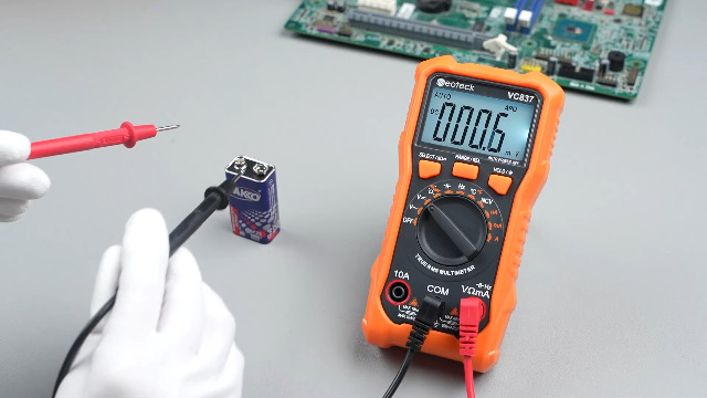 Image of Neoteck 6000 Counts True RMS Digital Multimeter,Auto Range Multimeter with NCV,AC /DC Voltage Current Resistance Capacitance Frequency Temperature Duty Cycle Voltmeter for Home Automotive Electrician