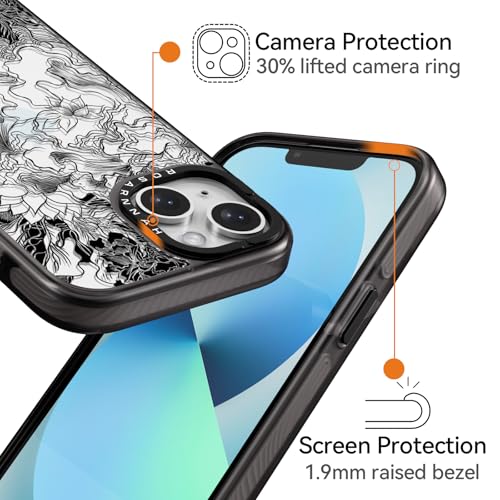 Coque iPhone 13 esthétique mignonne pour un style fleuri unique - 3