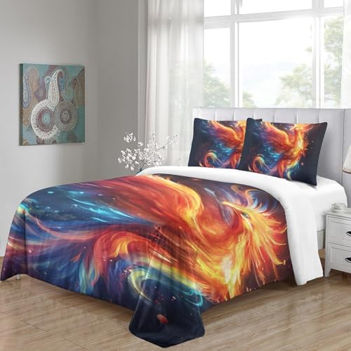 Housse de couette Phoenix 3D en microfibre pour chambre d'enfant - 5