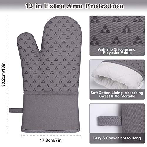 image for BSKSSK Oven Mitts and Pot Holder Sets with Kitchen Towels and Placemat