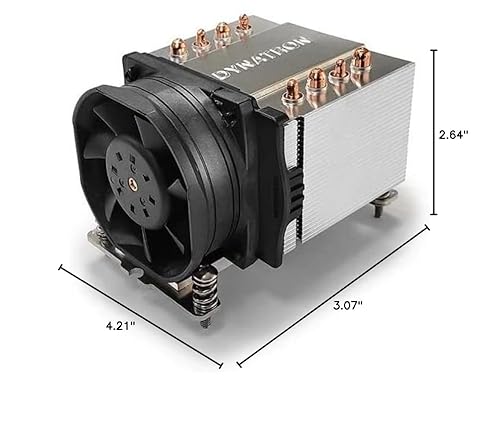 Miniatura 2 de Dynatron AMD AM4  AM5 2U Enfriador de CPU activo A47