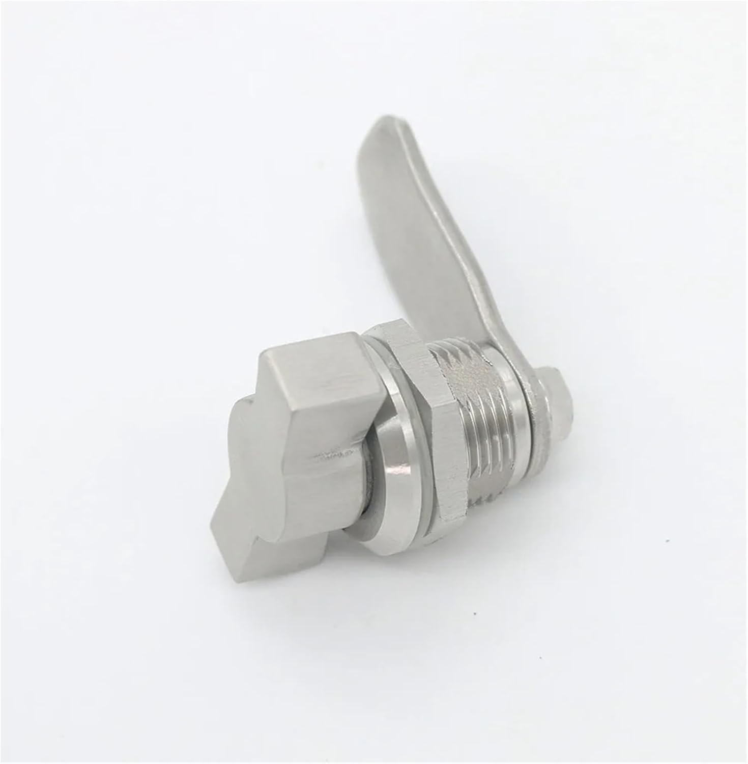 MS722 Strong Wing Handle Lock Instrument Cabinet Lock Distribution Box Tool Lock Swivel Lock MS714-2 1Pcs(304 Stainless Steel)
